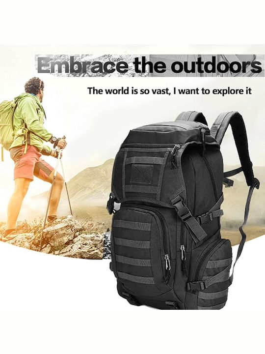 Backpack Αδιάβροχο 50lt Μαύρο