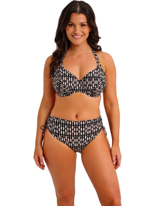 Bikini Slip Talie Înaltă Negru