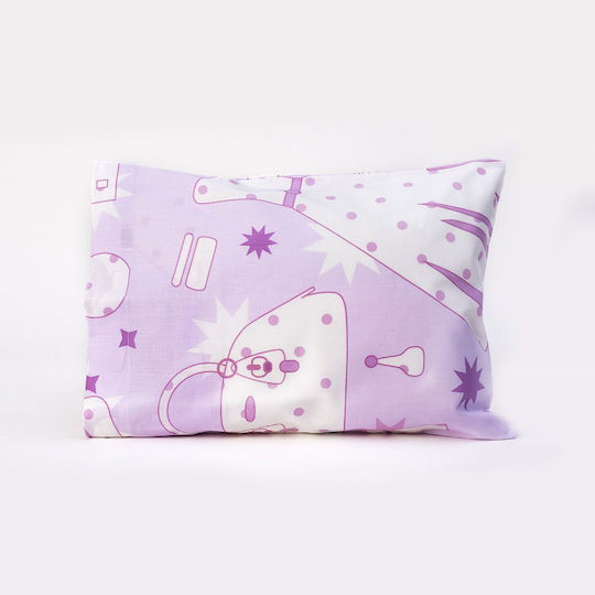 Aigaion Baby-Kissenbezug Lila 30x40cm