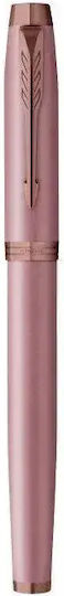 Parker IM Rosy Mauve BRT Fountain Pen Medium Purple Made of Brass