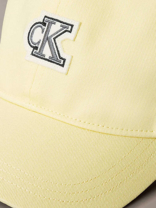 Calvin Klein Παιδικό Καπέλο Jockey Υφασμάτινο Μπεζ