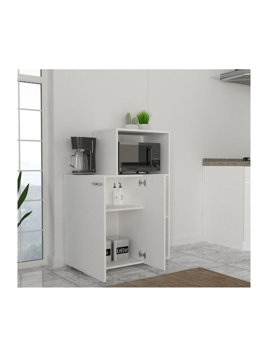 Dulap de Pardoseală Alb 90x40x123 cm