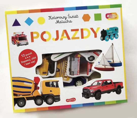 Akademia Mądrego Dziecka. Kolorowy Świat Malucha. Pojazdy