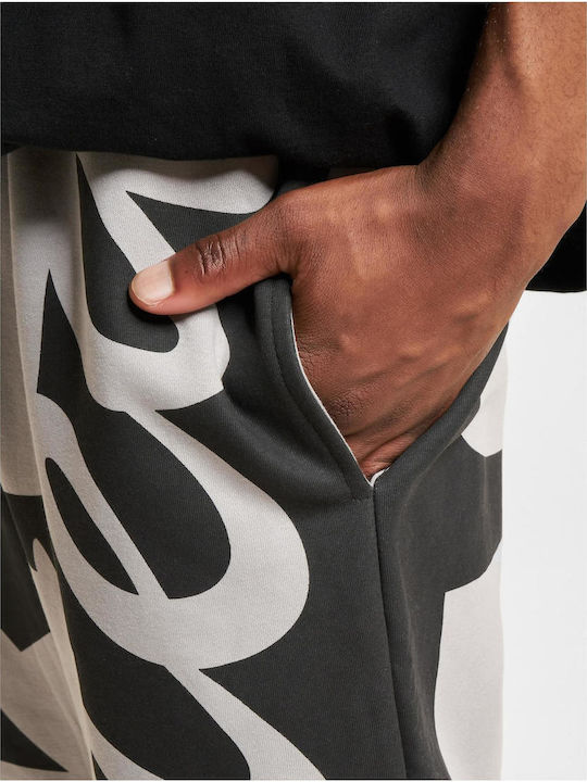 Herren-Sweatpants Jogginghose Grau/Schwarz