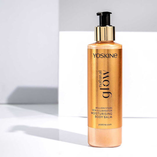 Yoskine Natural Glow Body Emulsion Moisturizing Body Balm Particles 195 Ml 200 Ml