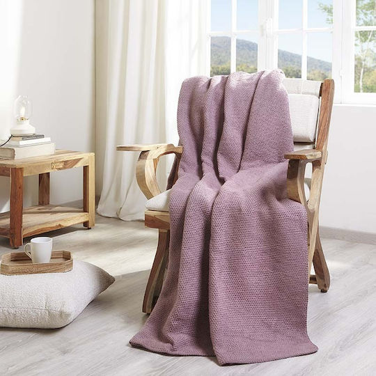 Cannon Cotton Fresh Κουβέρτα Μονή 170x220εκ. Burnt Rose