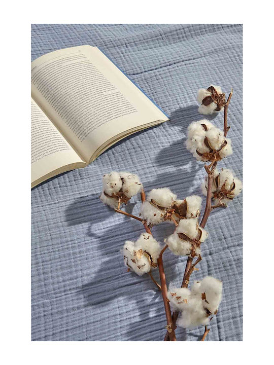 Aigaion Super Soft Mousseline Decke Halbdoppel 180x240cm Burgundisch