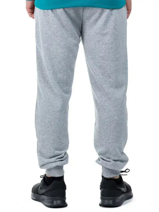 Herren-Sweatpants mit Gummizug Grau Melange