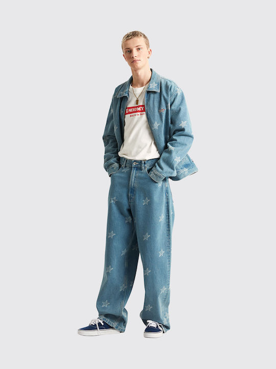 Skate Check-5 Pantaloni De Blugi Pentru Bărbați Albastru