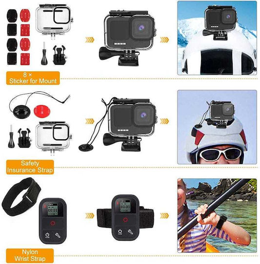 Water Shield Ultra Комплект GoPro Hero 9 10 11 12 13 Черен