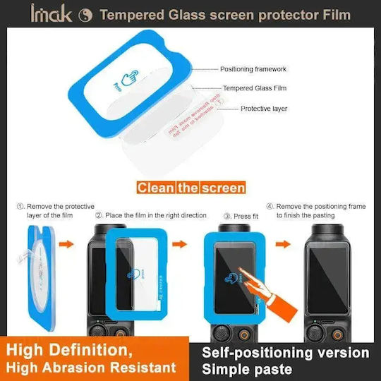Easyframe Стъклени Протектори GoPro Hero 9 10 11 12 За Двата Екрана Обектив