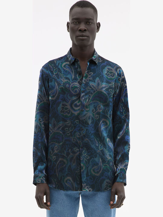 Long Sleeve Blue Shirt
