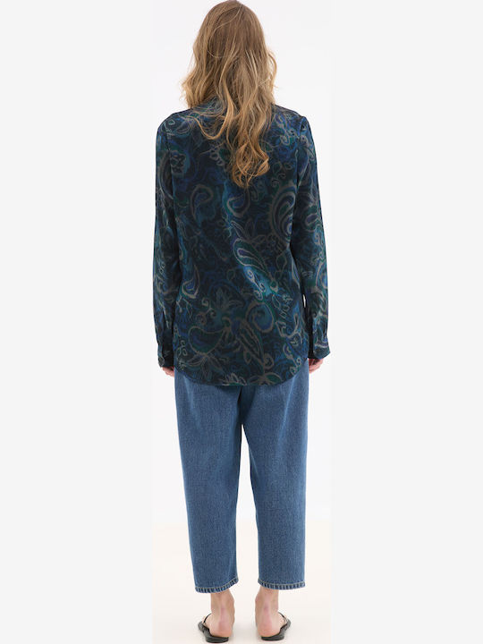 Long Sleeve Blue Shirt
