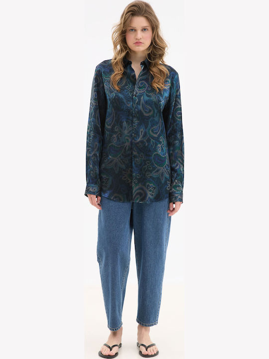 Long Sleeve Blue Shirt