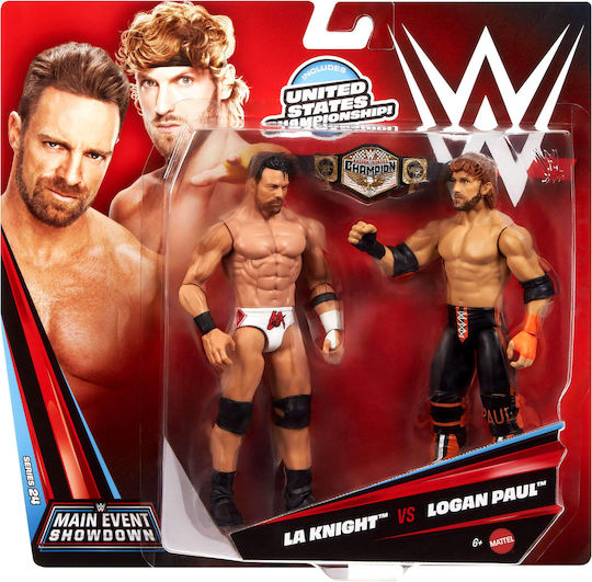 Wwe Main Event Showdown La Knight Gegen Logan Paul Actionfiguren 2er Pack Jhj55 Wb4