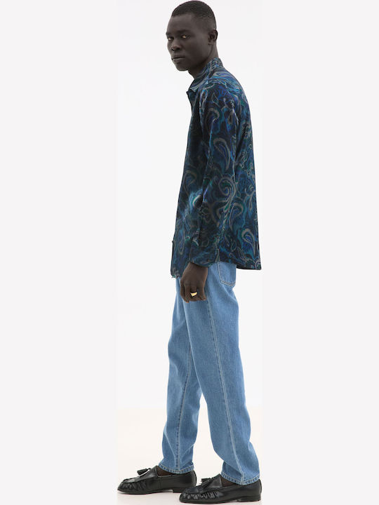 Long Sleeve Blue Shirt