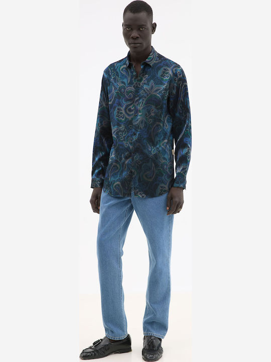 Long Sleeve Blue Shirt