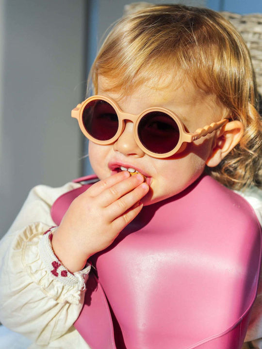 Olivio & Co Round Kids Sunglasses with Polarized Pink Lens