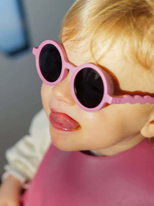 Olivio & Co Round Baby Pink Kids Sunglasses For 0-18 Months