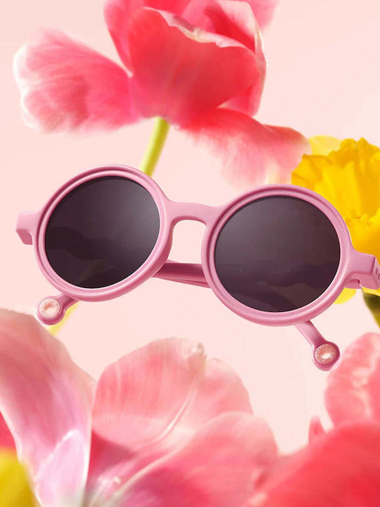 Olivio & Co Round Baby Pink Kids Sunglasses For 0-18 Months