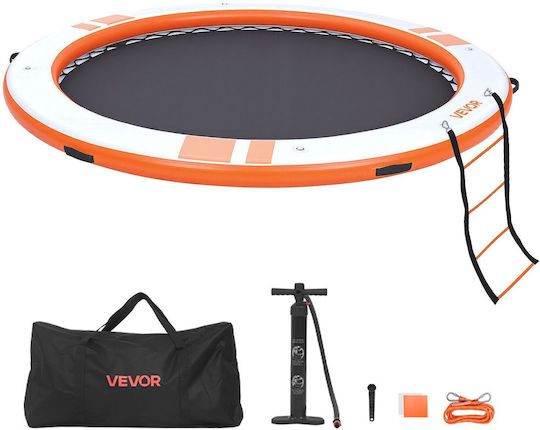 Vevor Saltea Gonflabilă Pentru Plajă Cu Mânere Portocalie 305x15cm