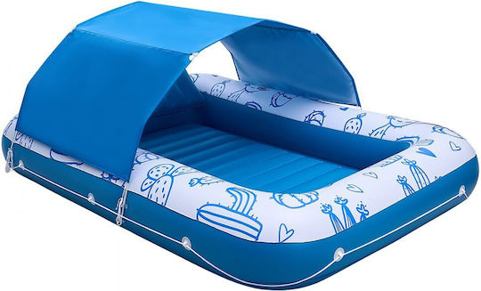 Vevor Aufblasbare Pool-Matratze Für 2 Personen Hellblaue 209x140cm