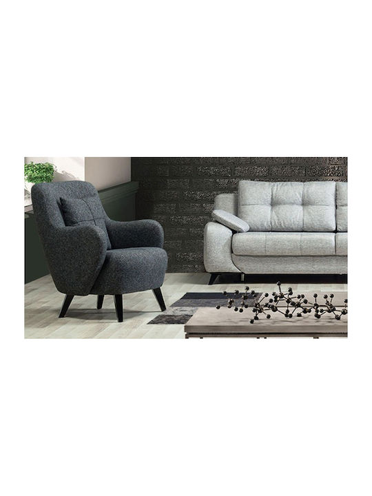 Stewehome Sofa Set 3+3+1 Bed & Storage Space Two-Tone Dark Gray Light Gray 216x90x85cm