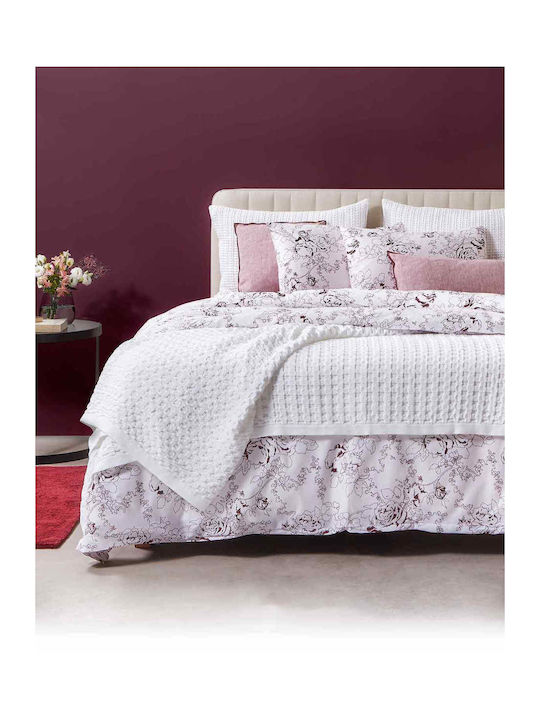 Peiraiki Patraiki Duvet Cover Set Cotton Single with Pillowcase 170x250 Sanderson Brown