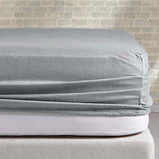 Cannon Bettbezug-Set Einzelbett mit Kissenbezug 170x250 Ash Grey