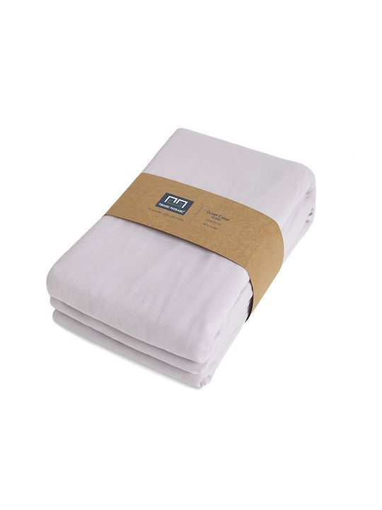 Peiraiki Patraiki Duvet Cover Flannel Single 170x250 Lilac Marble