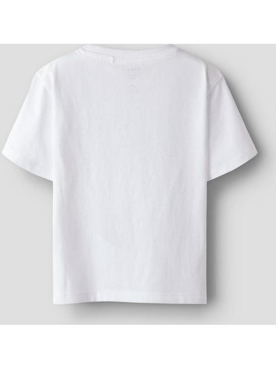 Kids Short-Sleeved Blouse Bright White