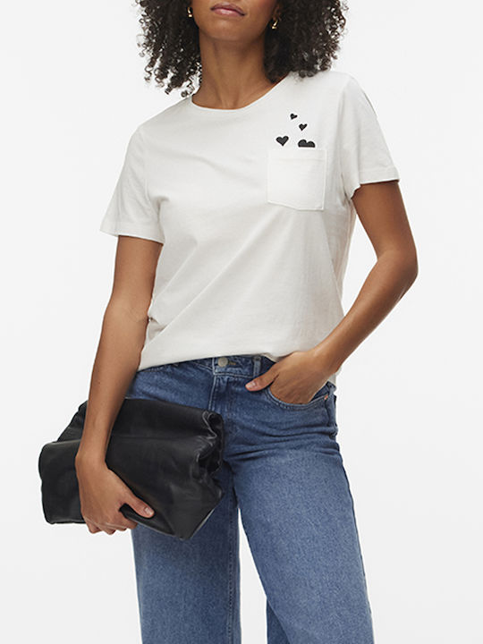 Vero Moda T-Shirt Λευκό