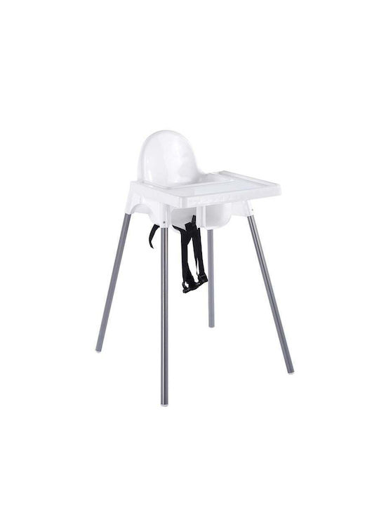 Woodwell Baby Highchair White EK900,1 Woodwell Baby Highchair White EK900,1