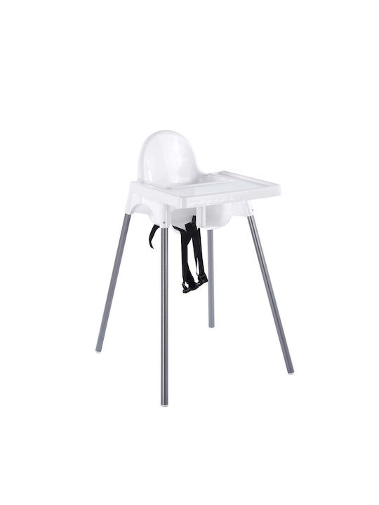Woodwell Baby Highchair White EK900,1