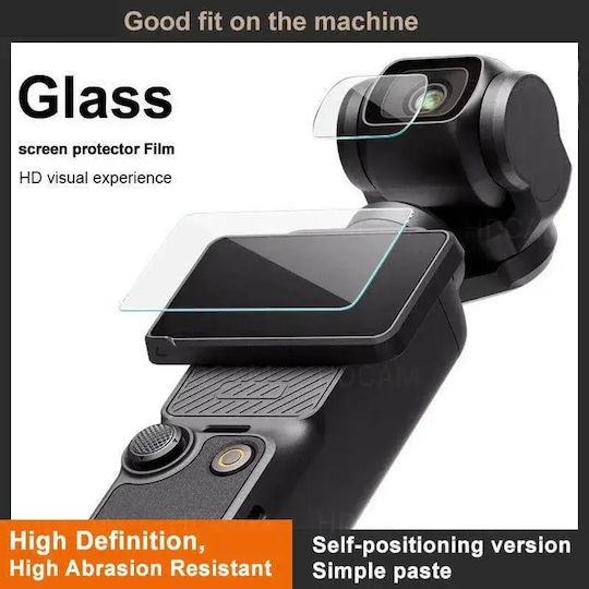 Protecții din Sticlă Easyframe Pentru DJI Osmo Pocket 3 Ambele Ecrane Lentilă