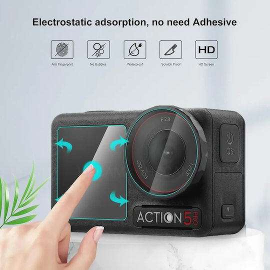 Glass Protectors Dji Osmo Action 5 Both Screens Lens