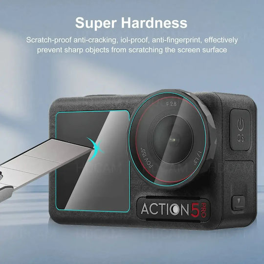 Glass Protectors Dji Osmo Action 5 Both Screens Lens