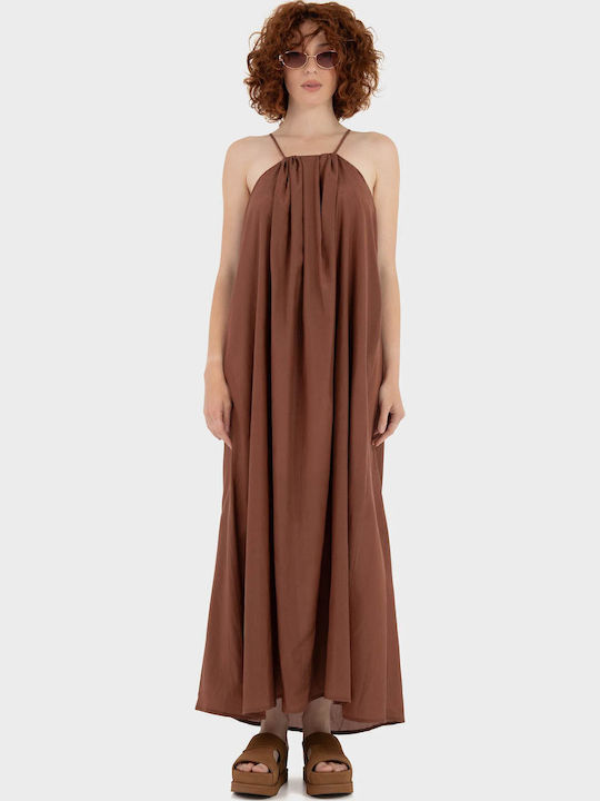 Summer Maxi Dress Brown