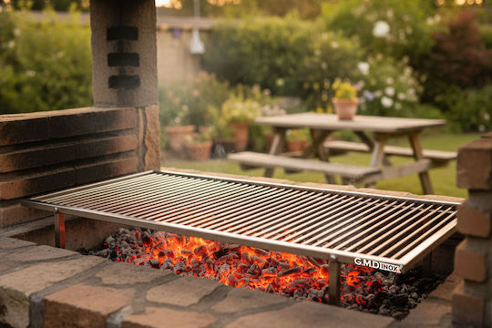 Inox Grill Rack with Legs