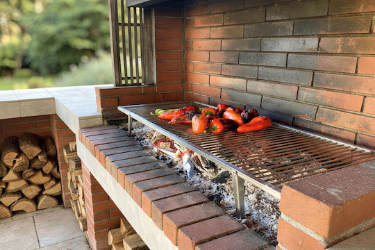 Inox Grill Rack Nonstick with Legs