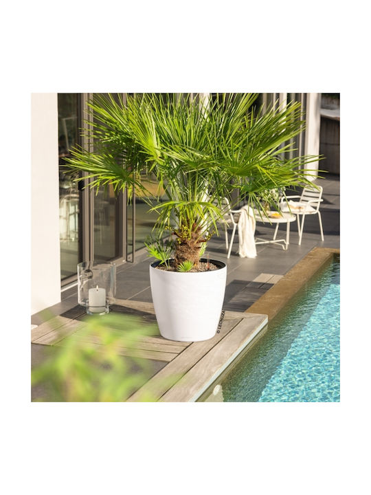Lechuza Classico LS Self-Watering Flower Pot Sand Brown 49x49x46cm