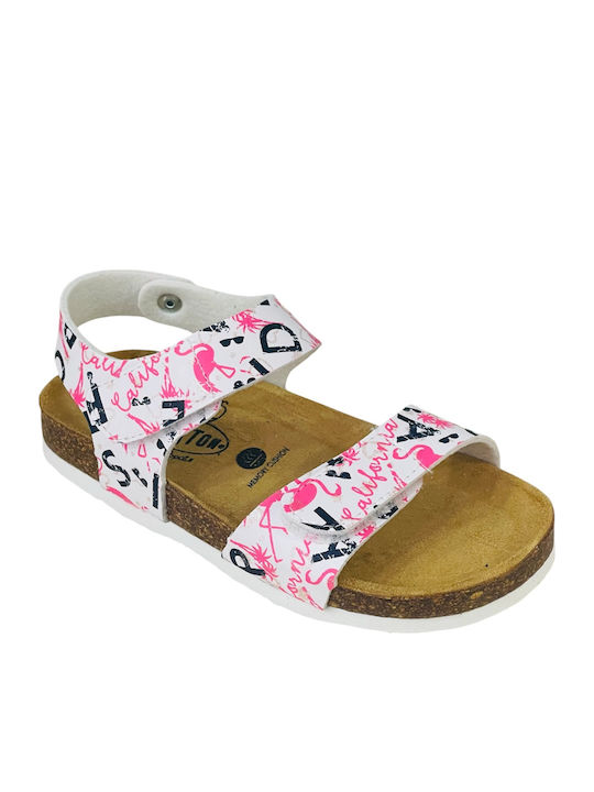 Kids' Anatomic White Sandals