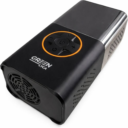 Green Lyca Car Tire Pump 150PSI Rechargeable with 12V Battery