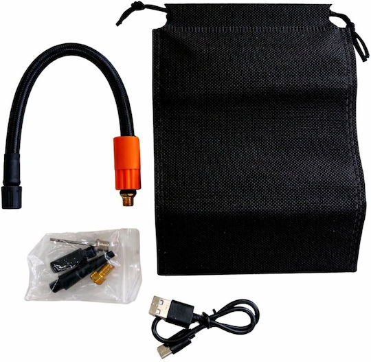 Green Lyca Car Tire Pump 150PSI Rechargeable with 12V Battery