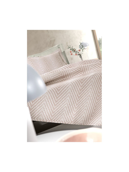 Guy Laroche Vera Vera Coverlet Set King Size Polyester Natural 250x240cm 2pcs