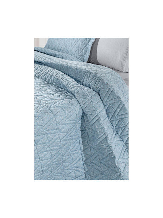 Guy Laroche Kylian Kylian Tagesdecken Set Halbdoppel aus Polyester Denim 180x240cm 2Stücke