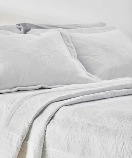 Kentia Шалтета Подредба King Size Бели 260x250см 3 Бройки