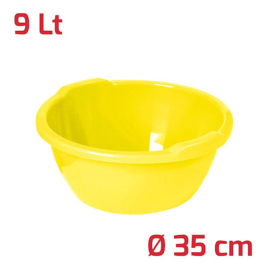 Ligean Rotund 35x37x16 cm Capacitate 9 lt Galbenă