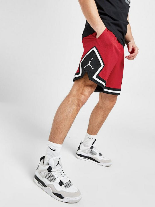 Diamond Αθλητική Ανδρική Βερμούδα Dri-Fit Κόκκινη