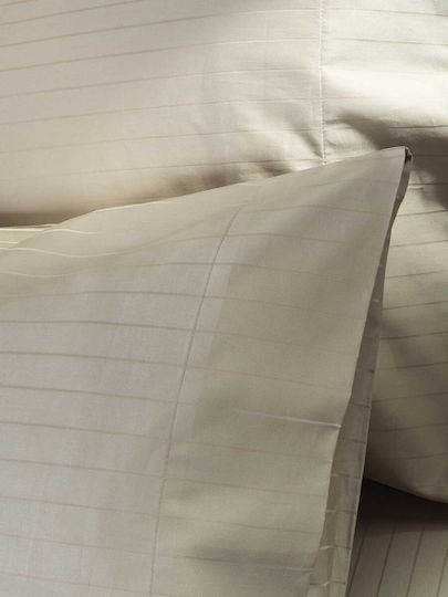 Charisma Sheet Sets Queen with Elastic 160x200+40cm. Elegance Beige 4pcs